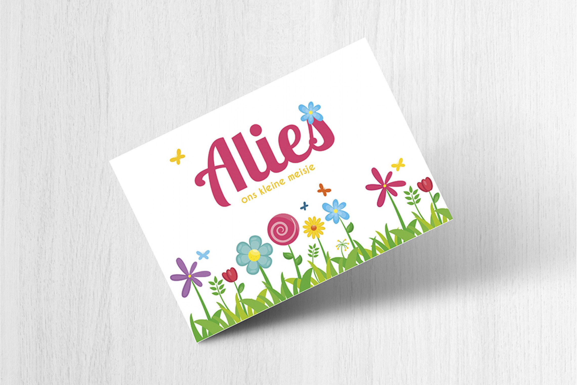Bloemen in gras